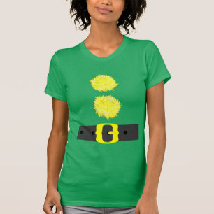 T-shirt Chemises de costume d'Elf de l'aide de Père Noël