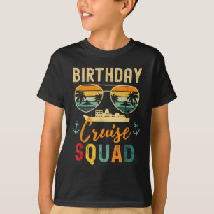 T-shirt Chemises de croisière d'anniversaire 2025 Escadron