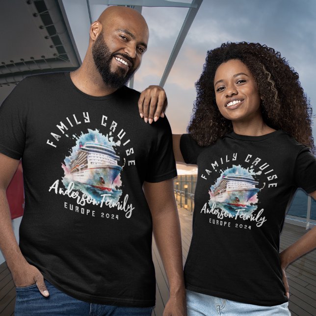 T-shirt Chemises de croisière famille assorties Vacances (Créateur téléchargé)
