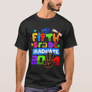 T-shirt Chemises De Diplôme De 5E Année 2024 Pour Garçons