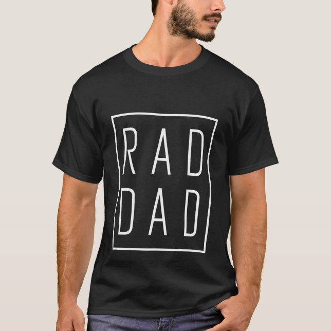 T-shirt Chemises de fête des pères - Rad Papa (Devant)