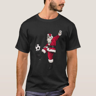 T-shirt Chemises De Football Père Noël De Noël Amoureux Du