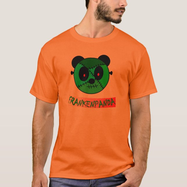 T-shirt Chemises de FRANKENPANDA Halloween (Devant)