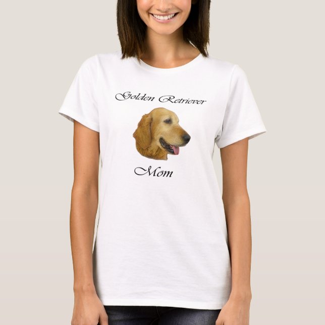 T-shirt Chemises de golden retriever (Devant)