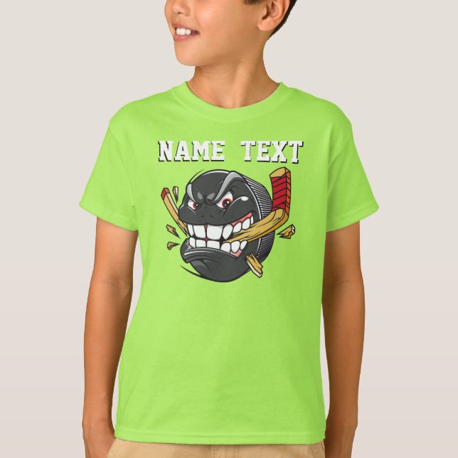 T-shirt Chemises de hockey personnalisées, Camion de hocke (Devant)