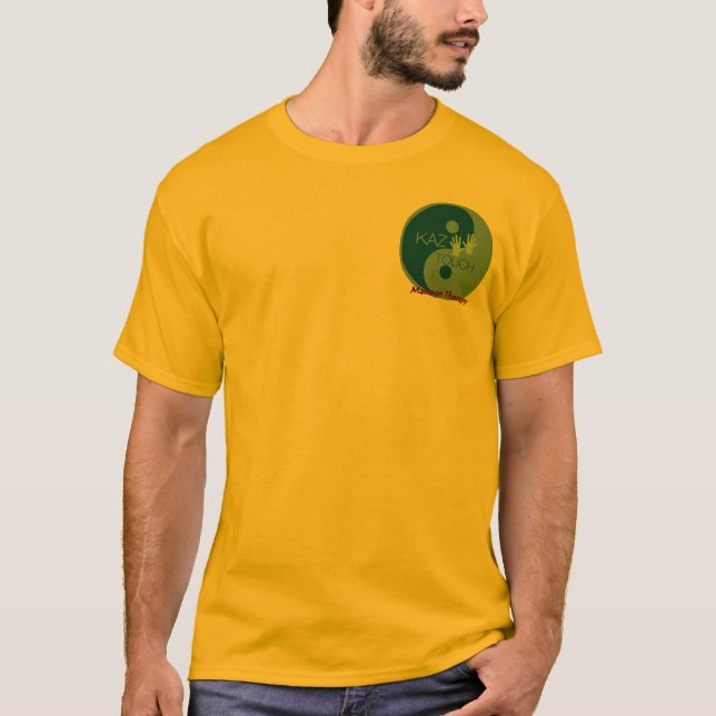 T-shirt Chemises de KazTouch - SM. Adresse de logo et de (Devant)