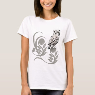 T-shirt Chemises de l'industrie graphique de hibou