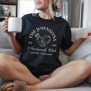 T-shirt Chemises de lune de miel personnalisées pour la ma