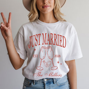 T-shirt Chemises de lune de miel personnalisées pour la ma