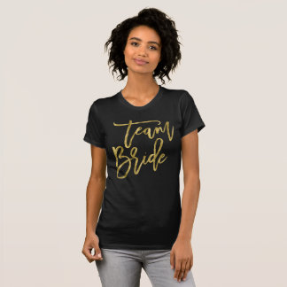 T-shirt Chemises de mariée de l'équipe de l'effet d'huile 