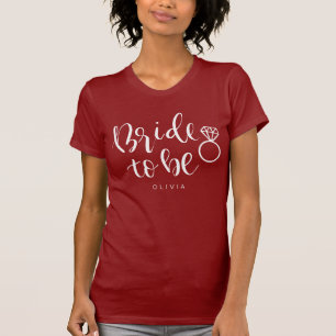 T-shirt Chemises de mariées personnalisées de la Bachelore