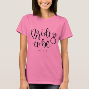 T-shirt Chemises de mariées personnalisées de la Bachelore
