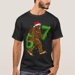 T-shirt Chemises de Noël drôles Six Sept 6 7 Mème Bigfoot 