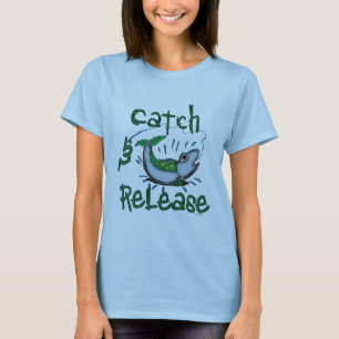 T-shirt Chemises de pêche de crochet et de libération