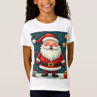 T-Shirt Chemises de père Noël Girl