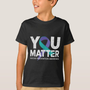 T-shirt Chemises de prévention des suicides Sensibilisatio