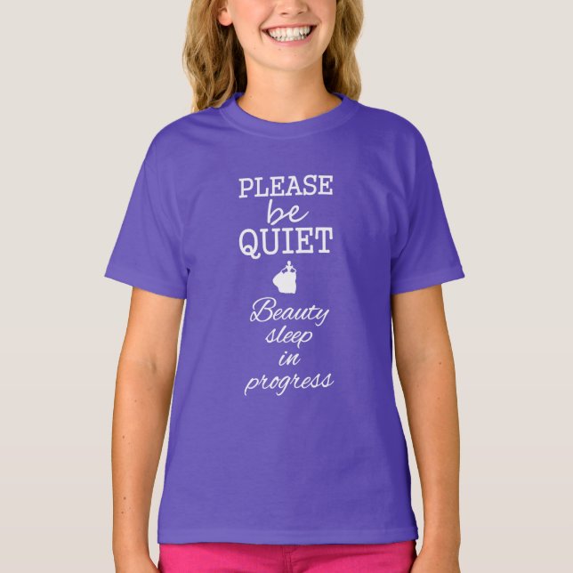 T-shirt Chemises de princesse Beauty Sleep (Devant)