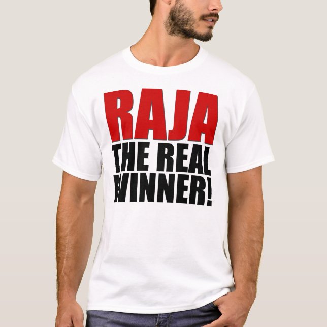 T-shirt chemises de Rajah-le-vrai-gagnant (Devant)