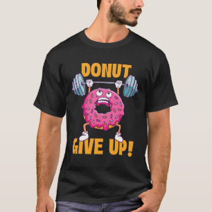 T-shirt Chemises De Salle De Sport Drôle Sans Abandon - En