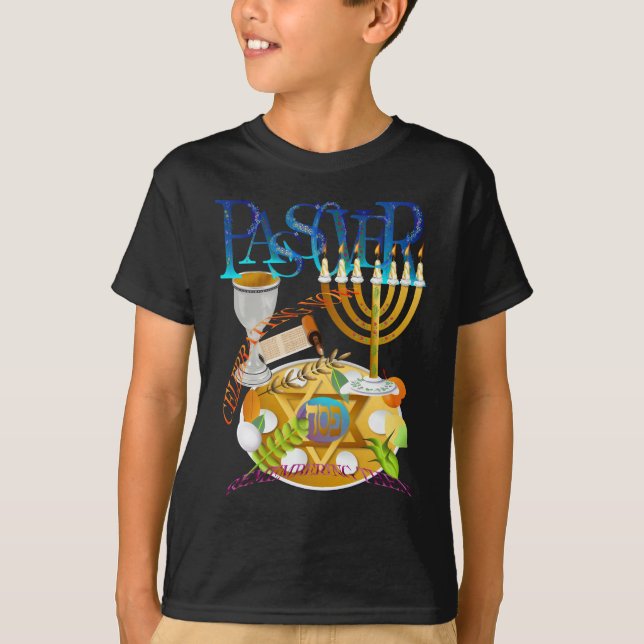 T-shirt Chemises de Seder de pâque (Devant)