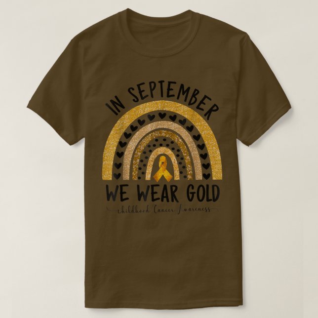 T-shirt Chemises de sensibilisation au cancer chez les enf (Design devant)