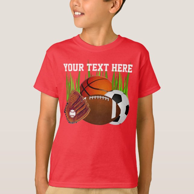 T-shirt Chemises de sports personnalisées pour un bon (Devant)