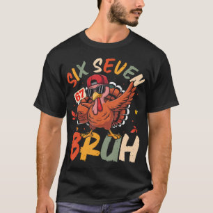 T-shirt Chemises de Thanksgiving 6 7 Hommes Garçons Dinde