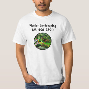 T-shirt Chemises de travail de l'employé de Landscaping Ma