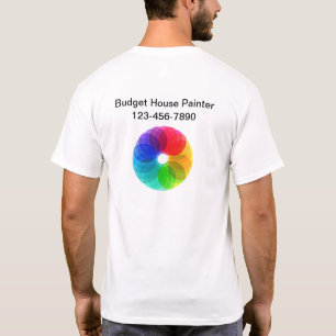 T-shirt Chemises de travail du logo de l'entreprise