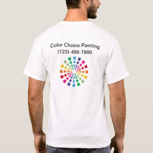 T-shirt Chemises de travail du logo de l'entreprise
