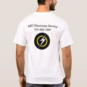 T-shirt Chemises de travail du logo de l'entreprise du ser