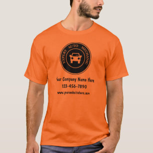 T-shirt Chemises de travail Modèle du logo de réparation