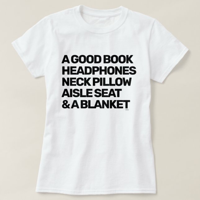 T-shirt Chemises de voyage (Design devant)