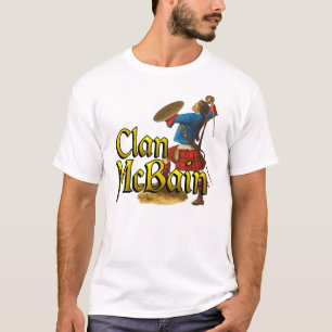 T-shirt Chemises des montagnes de jeux de McBain de clan