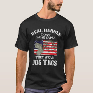 T-shirt Chemises d'étiquette américaine Vétérinaire Drapea