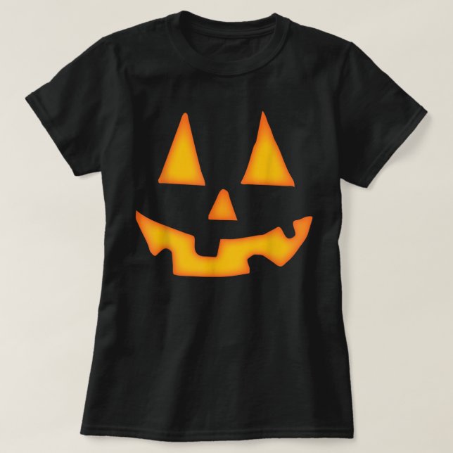T-shirt Chemises d'Halloween citrouilles pour hommes femme (Design devant)