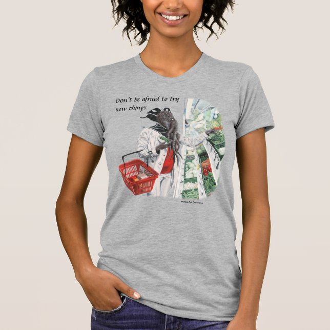 T-shirt Chemises d'Imaginaire de magasin d'épicerie Mind F (Devant)