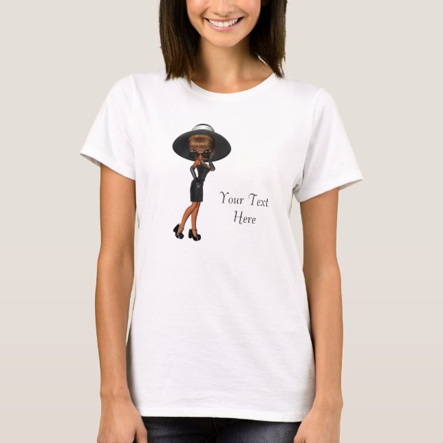 T-shirt Chemises Diva pour femmes (Devant)