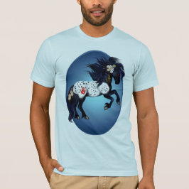 T-shirt Chemises d'ovale de poney de guerre d'Appaloosa