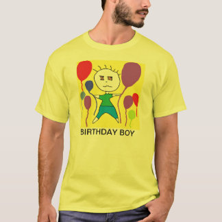 T-SHIRT CHEMISES DRÔLES DE GARÇON D'ANNIVERSAIRE POUR LES