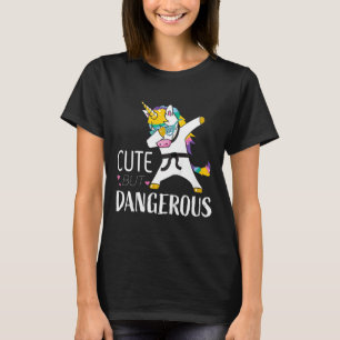 T-shirt Chemises drôles de karaté pour filles Mignon Taekw