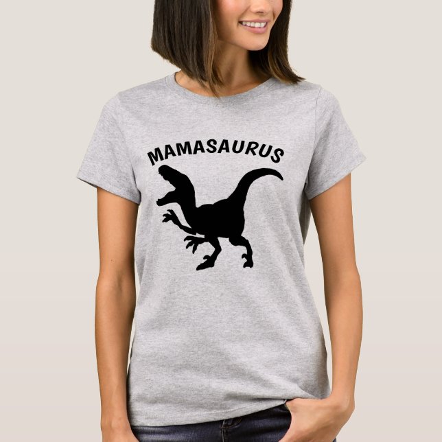 T-shirt Chemises drôles de MAMAN, MAMASAURUS (Devant)