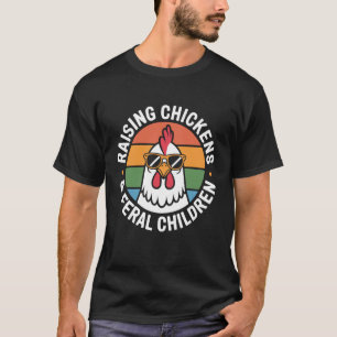 T-shirt Chemises drôles de mère de poulet Élever des poule