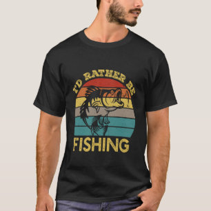 T-shirt Chemises drôles de pêche pour hommes Humour Je pré