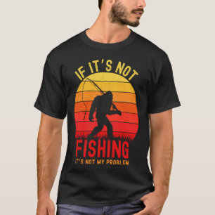 T-shirt Chemises drôles de pêche pour hommes Pas de pêche