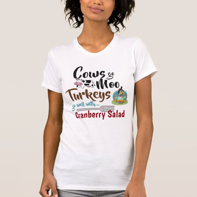 T-shirt Chemises drôles de thanksgiving (Devant)