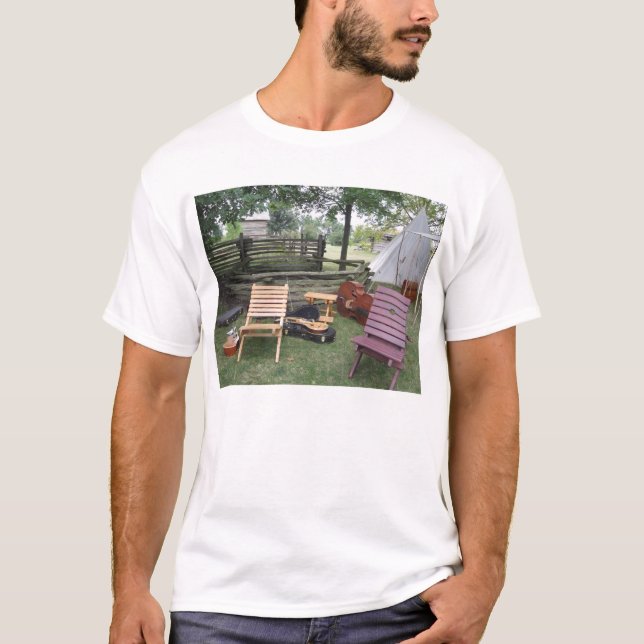 T-shirt Chemises du camp de musique (Devant)