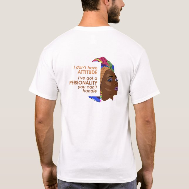 T-shirt Chemises du Mois de l'histoire noire (Dos)