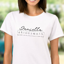 T-shirt Chemises élégantes et minimalistes pour enterremen