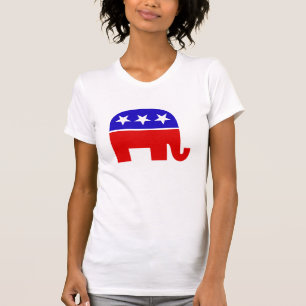 T-shirt Chemises éléphantes républicaines